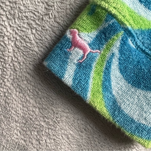 PINK Victoria's Secret Vintage Y2K Retro Hippie Paisley Terry Hoodie Sweatshirt - Picture 5 of 13